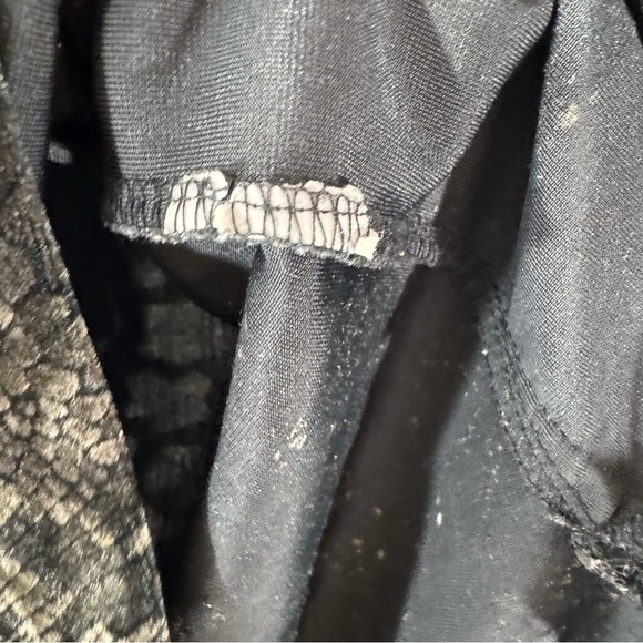 Sno Skins metallic snake print stretch velvet turtleneck - Picture 9 of 9